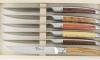 Le Thiers Table 6 Bois - Gamme Avantage - coffret de 6 pièces